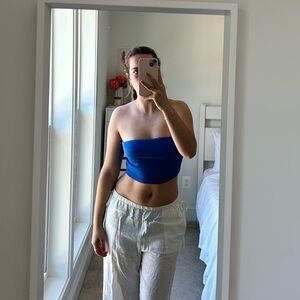 NWOT shein blue tube top
